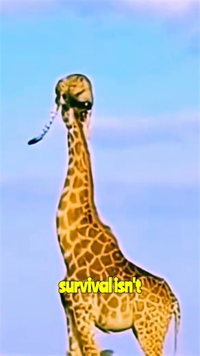 Giraffe vs Lion 😳🦒🦁