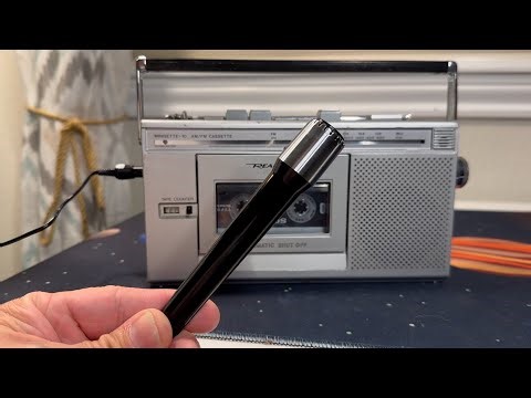 Vintage Thrifted Realistic Minisette-10 AM/FM Cassette - 1982 Quality - Mono Sounds Good?