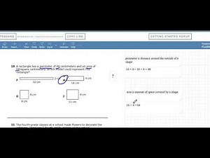 4th Grade STAAR Math Test Prep: TEA Released Questions 9 - 12