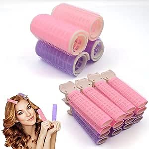 Aohcae 8PCS Volumizing Hair Clips with 4PCS Hair Roller Bangs, Hair Volume Clips for Roots，Volumizing Root Clips for Hair, Instant Hair Root Volume Clip for Women Girls, DIY Hair Styling Tool