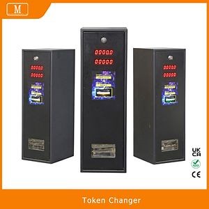 [Hot Item] Customized Mini Wall Mounted Quarter Token Exchange Machine Token Changer for Coin Vending Machine