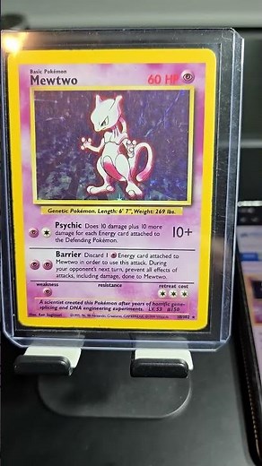 Base Set HOLO Mewtwo Pokémon Worth?