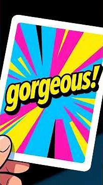 Very Beautiful vs Gorgeous #easyenglishtips
