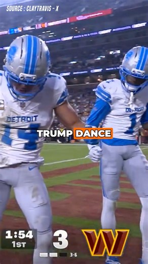 What a moment! Detroit Lions star Amon Ra St. Brown scored a touchdown and celebrated with a viral Trump dance! With President Donald Trump watching from above, fans went wild! What do you think of this epic celebration? #NFL #Touchdown #Dance #DonaldTrump | NFL Buzz