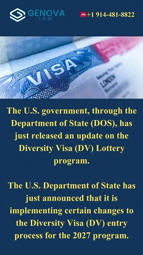 The U.S. government, through the Department of State (DOS), has just released an update on the Diversity Visa (DV) Lottery program. The U.S. Department of State has just announced that it is implementing certain changes to the Diversity Visa (DV) entry process for the 2027 program. The start date for DV-2027 registration has not yet been announced. It will be released as soon as practicable. The date to check results (on the official Entry Status Check website) will also be announced later. For 