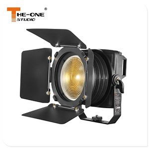 [Hot Item] 200W Fan-less Folding Fresnel Spot LED Light RGBW Studio Lighting