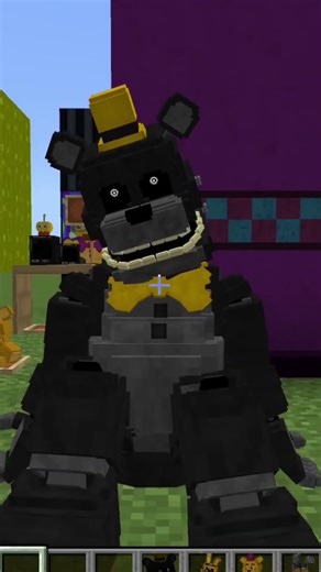 CREEPY EYES! #shorts #fnaf #minecraft