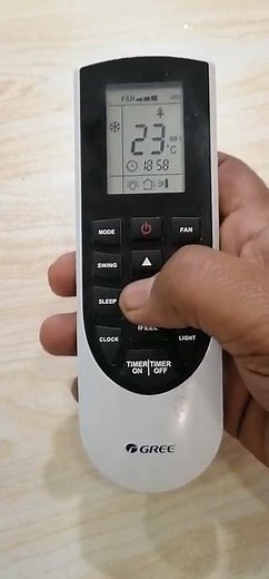 Ideal Room Set Point Temperature In Summer, | Gree AC Remote Control Setting | AC remote Setting