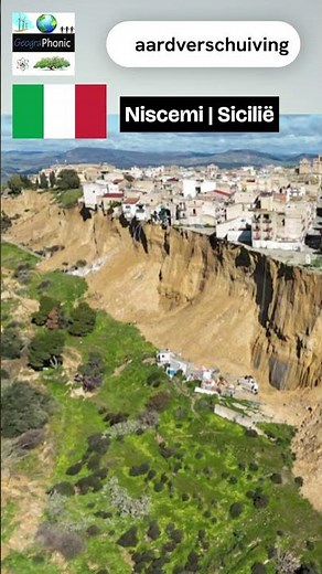 landslide in Sicily