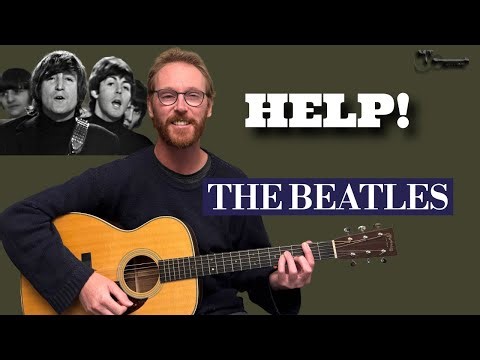 The Beatles - Help! Guitar Lesson (George Intro Riff + Chords)