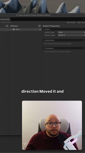 Using Input Actions In Unity To Move #gamedev #gamedevblog #unity3d #3dgamedevelopment #devlog