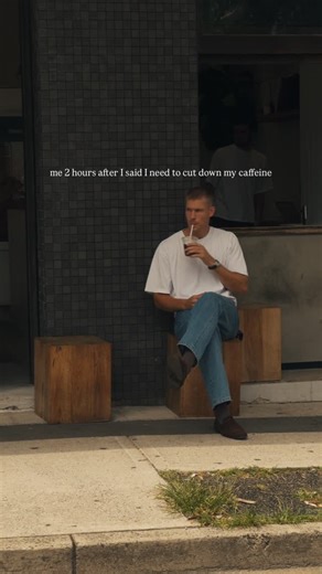 russellwhite on Instagram: "thank god we’ve normalised caffeine addiction. #reels"