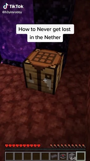 How to Never get lost in the Nether! #minecraft #foryou #foryoupage #minecrafttutorial