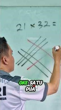 multiplication using the line method #trisnomathnian