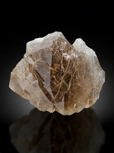 Rutile Quartz - Pakistan | Fine Art Minerals | Rutile |
