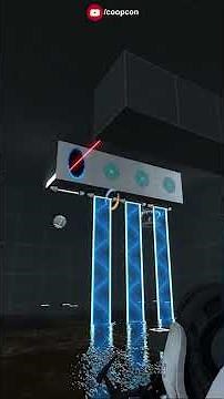 A fun puzzle room #portal2 #gaming #glados #gameplay #coopcon