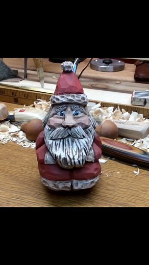 Pick Up the Knife & Start Carving! Fun Beginner Santa 🎅🪵❤️” | Booth Phillip