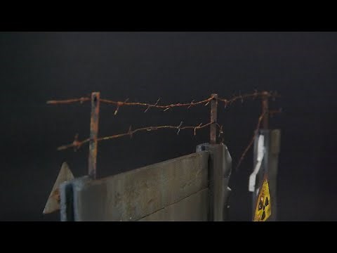 Barbed wire for diorama 1/35
