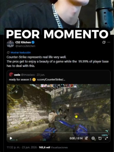 COUNTER STRIKE ESTÁ EN EL PEOR MOMENTO DE HACKERS, CHEATERS Y COSAS RARAS DE TODA LA SAGA ⚠️ #counterstrike #parati #gaming #cs2 #clip #steam #streamer #fyp #csgo