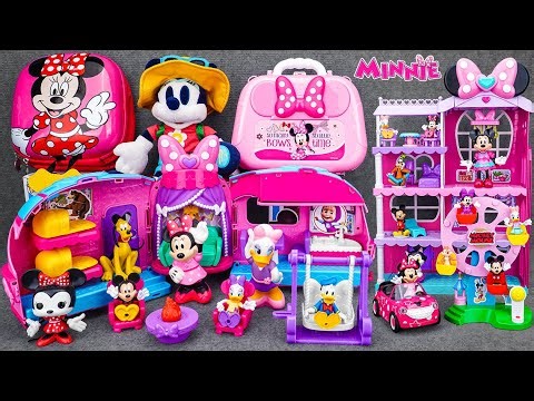 Satisfying with Unboxing Disney Minnie Mouse Cute House Playset | Review Toys No Talking