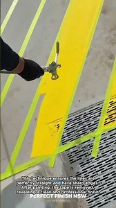 Creating Crisp Lines with a Paint Sprayer