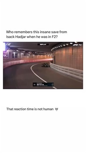Records Unlocked on Instagram: "During the 2023 Formula 2 round in Monaco, Isack Hadjar pulled off a remarkable save in one of the most dangerous scenarios on the circuit. While racing through the high-speed tunnel section, Hadjar encountered a car stopped ahead on the racing line. With only fractions of a second to react at over 150 mph (240 km/h), he made a precise steering input to avoid a high-impact collision, narrowly squeezing past the stranded car without losing control. Such an incident