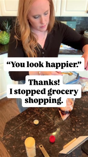 Laurie on Instagram: "I’m done with grocery shopping 🙌 (Comment GROCERY and I’ll send you the deets!) Instead, I’m using THIS to plan our meals, add the ingredients to my cart, and checkout at my fave stores in a few clicks! 😌 Here’s what I’m NOT doing anymore: 🙅🏼‍♀️I’m not scrolling Pinterest anymore trying to decide what to eat 🙅🏼‍♀️ I’m not using multiple sticky notes to make chaotic grocery lists 🙅🏼‍♀️ I’m DEFINITELY not carting my kids through the grocery store just trying to make i
