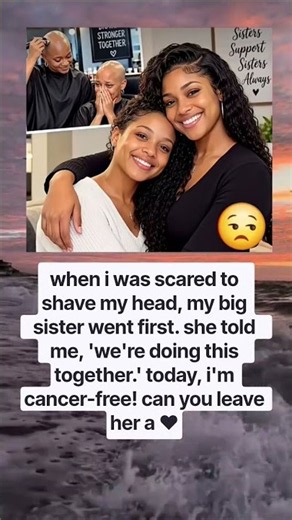 Sister Shaves Head For Cancer Support