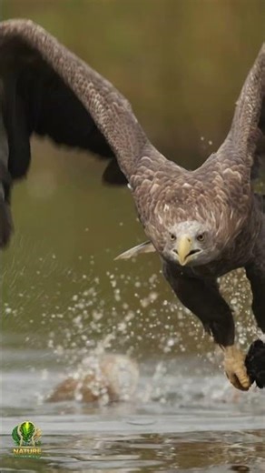 Strongest Bird vs Fastest Animal On Earth 🦅😈 #eaglevfalcon #predators #eagle #falcon