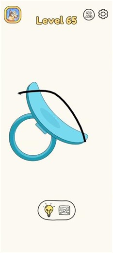 Dop 1 (Draw one part) Level-65 #Walkthrough solutions #shorts #viral