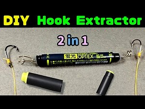 New! How to make two types of Fish Hook Extractors. DIY Fishing