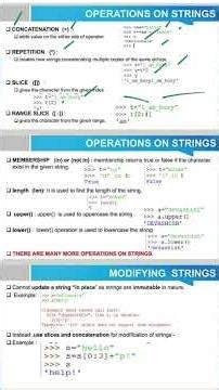 Operations On Strings In Python