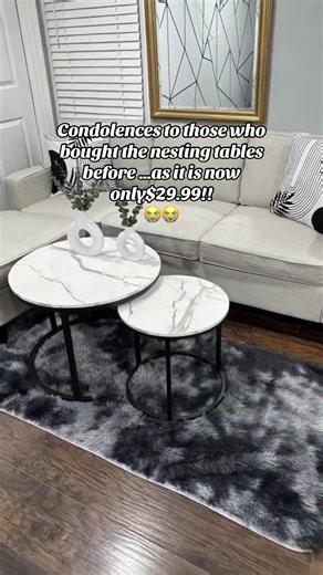 Perfect nesting tables for your space✨#table #nestingtable #coffeetable #fyp #viral