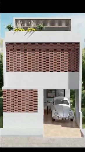 🥎FACHADA CASA 6X10 METROS