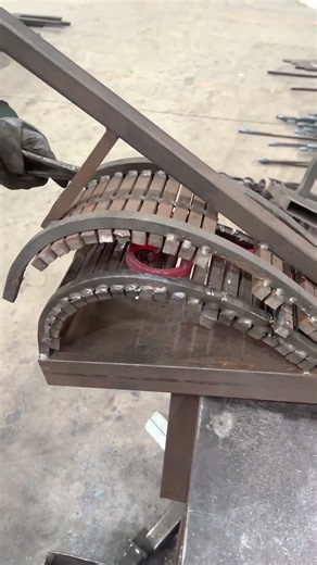 Decorative Wrought Iron Element Bending Using a Template Bending Form