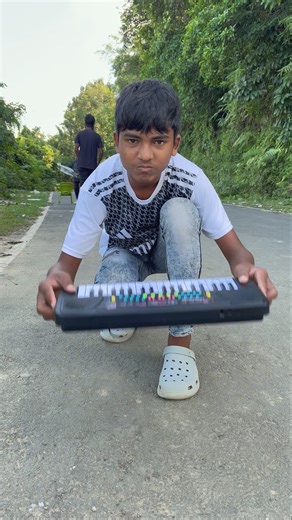 Electronic Keyboard Vs music power and music unboxing #funny