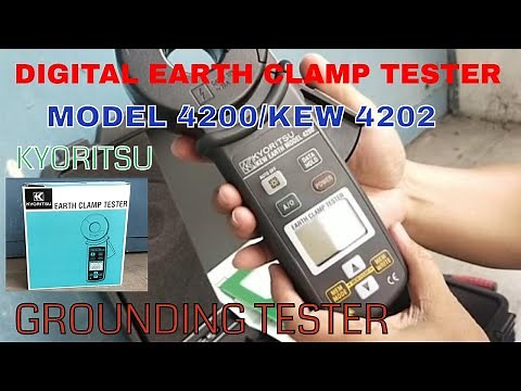 MENGUKUR NILAI GROUNDING DENGAN DIGITAL EARTH CLAMP TESTER MODEL 4200/KEW 4202 KYORITSU