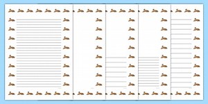 Tiger Portrait Page Borders
