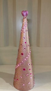 7.1K views · 55 reactions | Bling Valentine's Day Tree Dollar Tree DIY #dollartreediy #v#valentinesdaydiy | Crafty Beach | Facebook