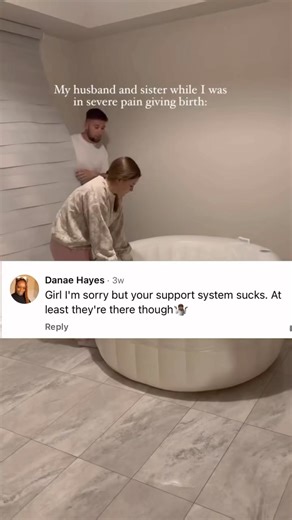 Chantel Schnider / The Alexander Family on Instagram: "I started giving birth outside while playing with chalk with my husband and our toddlers. For two weeks I was having prodromal labour, then suddenly it was just time to have a baby! We had planned our home birth but of course can’t plan when I’d go into labour / have our baby which is why they were stressing getting my dream home birth ( in a birth pool ) all set up for me. Our medical team arrived and we got everything ready in time BECAUSE