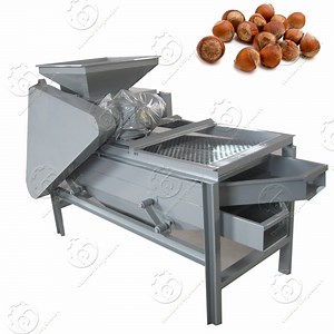 [Hot Item] 300-400kg/H Hazelnut Palm Nut Peach Nut Armeniaca Almond Cracker Almond Kernel Shell Separator Almond Shelling Machine
