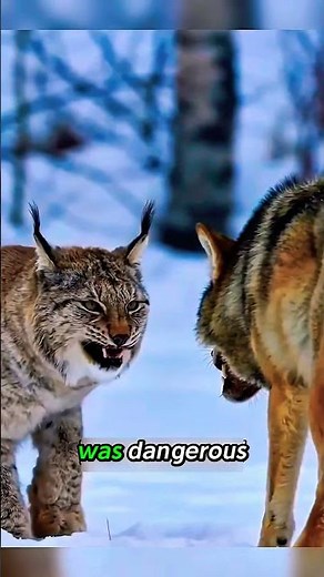 Wild Lynx Attacks Lone Wolf: Nature's Fierce Showdown 😱🔥