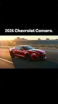 The 2026 Camaro is finally here! #chevrolet #camaro #newcar