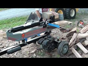 Dirty Hand Tools woodsplitter 22 Ton Operating
