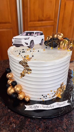 Happy birthday Miguel! #cakesbymelissa_ #dominicancake #god #lexus #tx