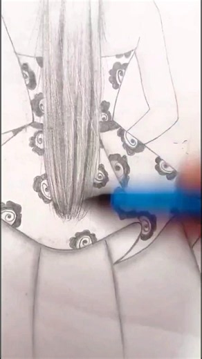 Ponytail girl sketch #drawing #shadeddrawing #art #girlsketch #draw Zoyadiamondarts