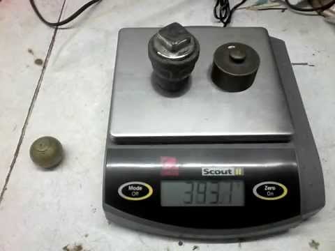 Calibración balanza Ohaus Scout