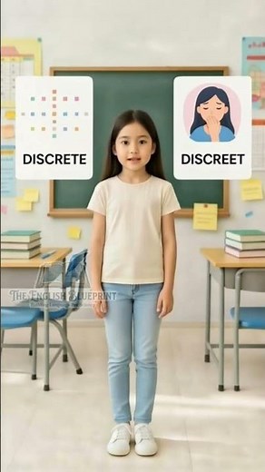 Discrete vs Discreet 🤔Similar spelling, different meanings!