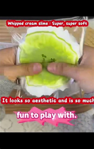 How to tell the difference between butter slime and whipped cream slime?