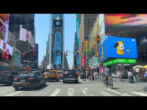 Driving from NYC to Atlantic City, NJ | Midtown, Times Square, Lincoln Tunnel, Garden State Parkway